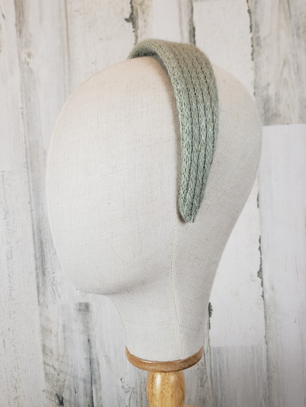 Knit Headband in Sage Green